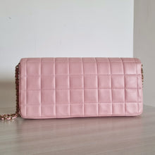 Load image into Gallery viewer, Chanel Pink Chocobar Flap 24k Gold