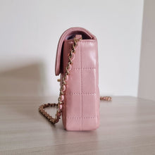 Load image into Gallery viewer, Chanel Pink Chocobar Flap 24k Gold