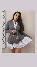 Load image into Gallery viewer, Lady Dior ABC Small Grey Gold HW