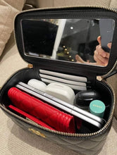 Load image into Gallery viewer, Chanel 22s Vanity Caviar Sky Blue Gold Hardware