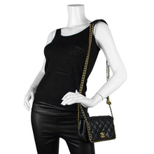 Load image into Gallery viewer, Chanel Pink Caviar 22k Chain Around Bag Gold Hw