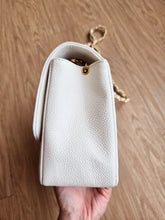 Load image into Gallery viewer, Chanel Diana Caviar Small White 24k Gold
