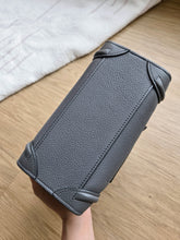 Load image into Gallery viewer, Celine Nano Luggage Tote Kohl Grey Gold Hw
