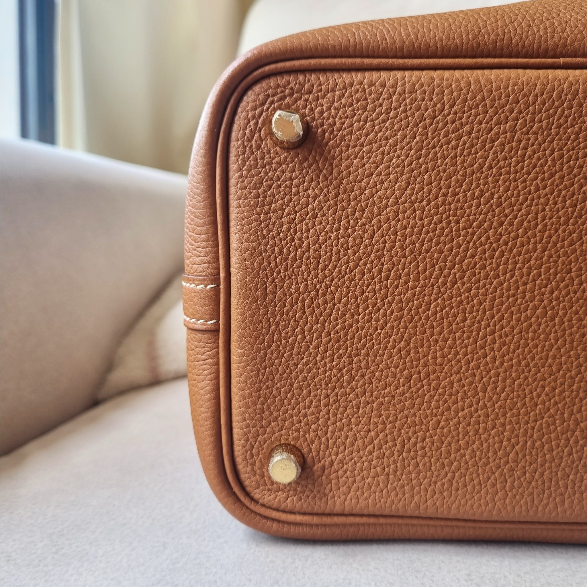 Hermes Gold Picotin 18 MAURICE Leather Gold Hardware – CamelliaCurate