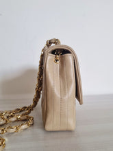 Load image into Gallery viewer, Chanel Vintage Mini Rectangular Dark Beige Big CC 24k Gold
