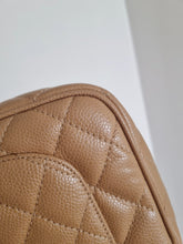Load image into Gallery viewer, Chanel Pochette Jennie Shoulder Bag Dark Beige Caviar 24k Gold
