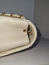 Load image into Gallery viewer, Chanel Cream Beige Square Flap Caviar 24k Gold
