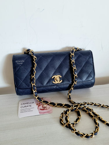 Chanel WOC Black Caviar 24K