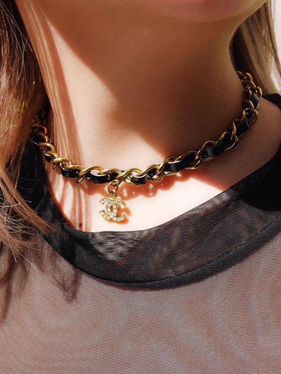 Chanel 96p Barbie Collection Choker Necklace