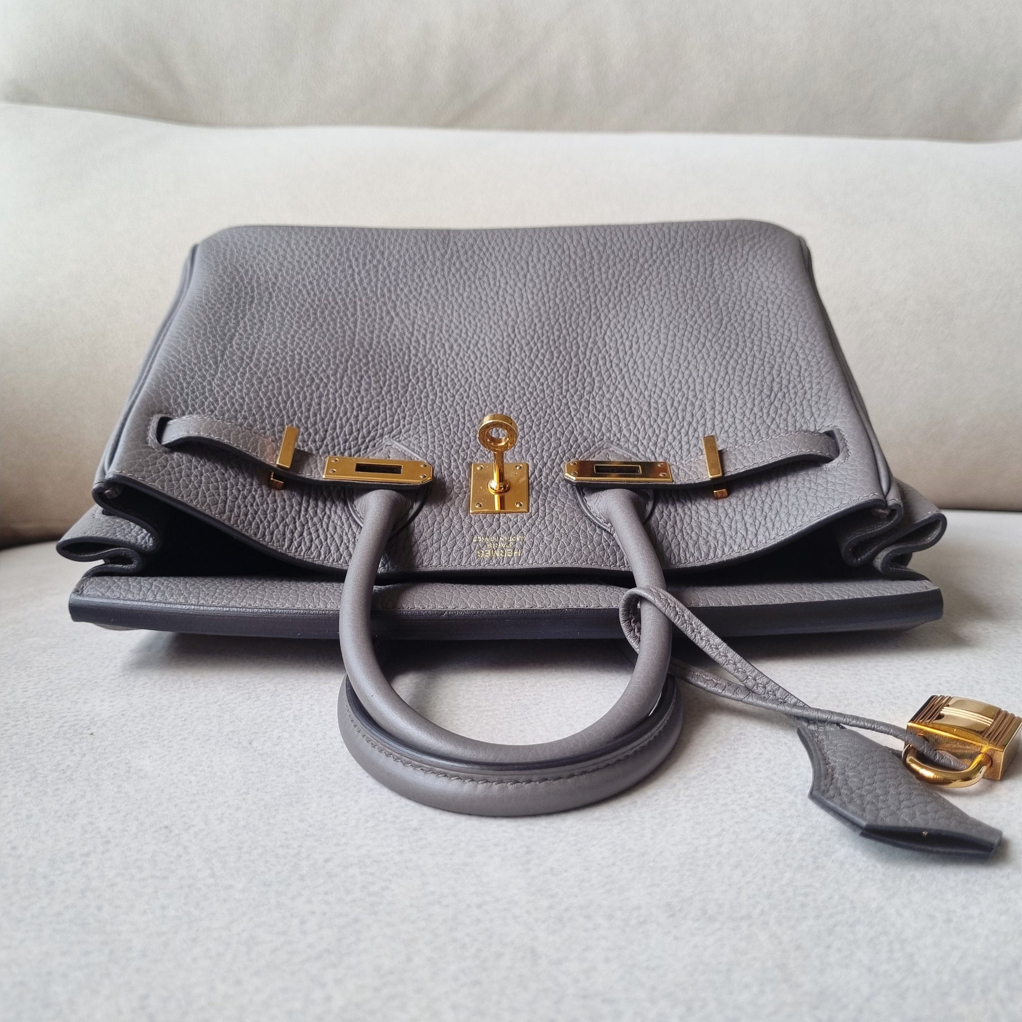 Hermes B25 Etain Rose Gold Hardware Togo – CamelliaCurate
