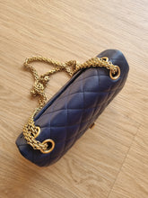 Load image into Gallery viewer, Chanel Mini Caviar Reissue 224 Navy Gold Hardware
