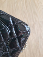 Load image into Gallery viewer, Chanel Mini Rectangular Black Patent Edge Stitching Gold Hardware
