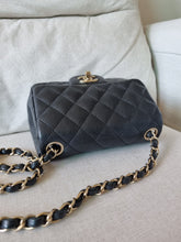 Load image into Gallery viewer, Chanel Mini Square Black Caviar Gold Hardware
