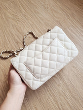 Load image into Gallery viewer, Chanel 17c Ivory Caviar Mini Rectangle Gold Hw
