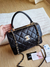 Load image into Gallery viewer, Chanel Trendy CC Small Black with Gold Hw
