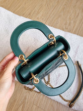 Load image into Gallery viewer, Lady Dior Mini Forest Green Gold Hardware
