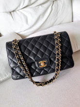 Load image into Gallery viewer, Chanel Medium Classic Flap Black Caviar 24k Gold
