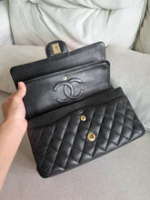 Load image into Gallery viewer, Chanel Medium Classic Flap Black Caviar 24k Gold
