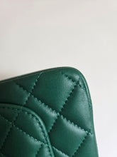 Load image into Gallery viewer, Chanel Mini with Top Handle Green with Gold Hw
