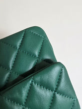 Load image into Gallery viewer, Chanel Mini with Top Handle Green with Gold Hw
