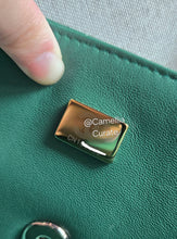 Load image into Gallery viewer, Chanel Mini with Top Handle Green with Gold Hw
