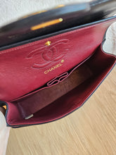 Load image into Gallery viewer, Chanel Vintage Small Classic Flap Black Lambskin 24k Gold
