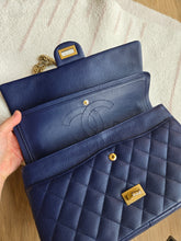 Load image into Gallery viewer, Chanel Classic Reissue 226 Navy Caviar Gold Hw
