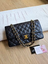 Load image into Gallery viewer, Chanel Classic Medium Flap Black Caviar 24k Gold

