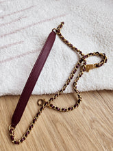 Load image into Gallery viewer, Chanel Burgundy Caviar Coco Handle Small Gold Hardware
