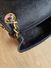Load image into Gallery viewer, Chanel Mini Caviar Square Black 24k Gold Hardware
