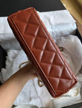 Load image into Gallery viewer, Chanel Kelly Small Caramel Brown Gold Hardware
