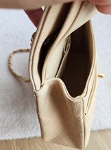 Load image into Gallery viewer, Chanel Classic Medium Flap Beige Caviar Gold Hardware

