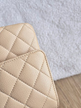 Load image into Gallery viewer, Chanel Classic Medium Flap Beige Caviar Gold Hardware
