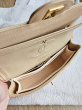 Load image into Gallery viewer, Chanel Classic Medium Flap Beige Caviar Gold Hardware

