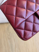 Load image into Gallery viewer, Chanel Burgundy Caviar Mini Rectangle Gold Hw
