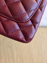 Load image into Gallery viewer, Chanel Burgundy Caviar Mini Rectangle Gold Hw
