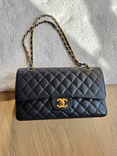 Load image into Gallery viewer, Chanel Classic Medium Flap Black Caviar 24k Gold

