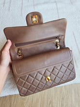Load image into Gallery viewer, Chanel Mocha Dark Beige Small Classic Flap Vintage 24k Gold
