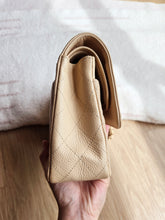Load image into Gallery viewer, Chanel Classic Medium Flap Beige Claire Caviar 24k Gold
