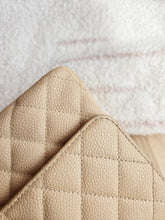 Load image into Gallery viewer, Chanel Classic Medium Flap Beige Claire Caviar 24k Gold
