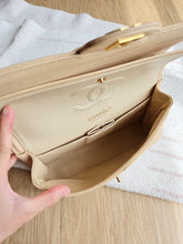 Load image into Gallery viewer, Chanel Classic Medium Flap Beige Claire Caviar 24k Gold

