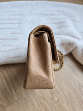 Load image into Gallery viewer, Chanel Dark Beige Caviar Small Classic Flap 24k Gold
