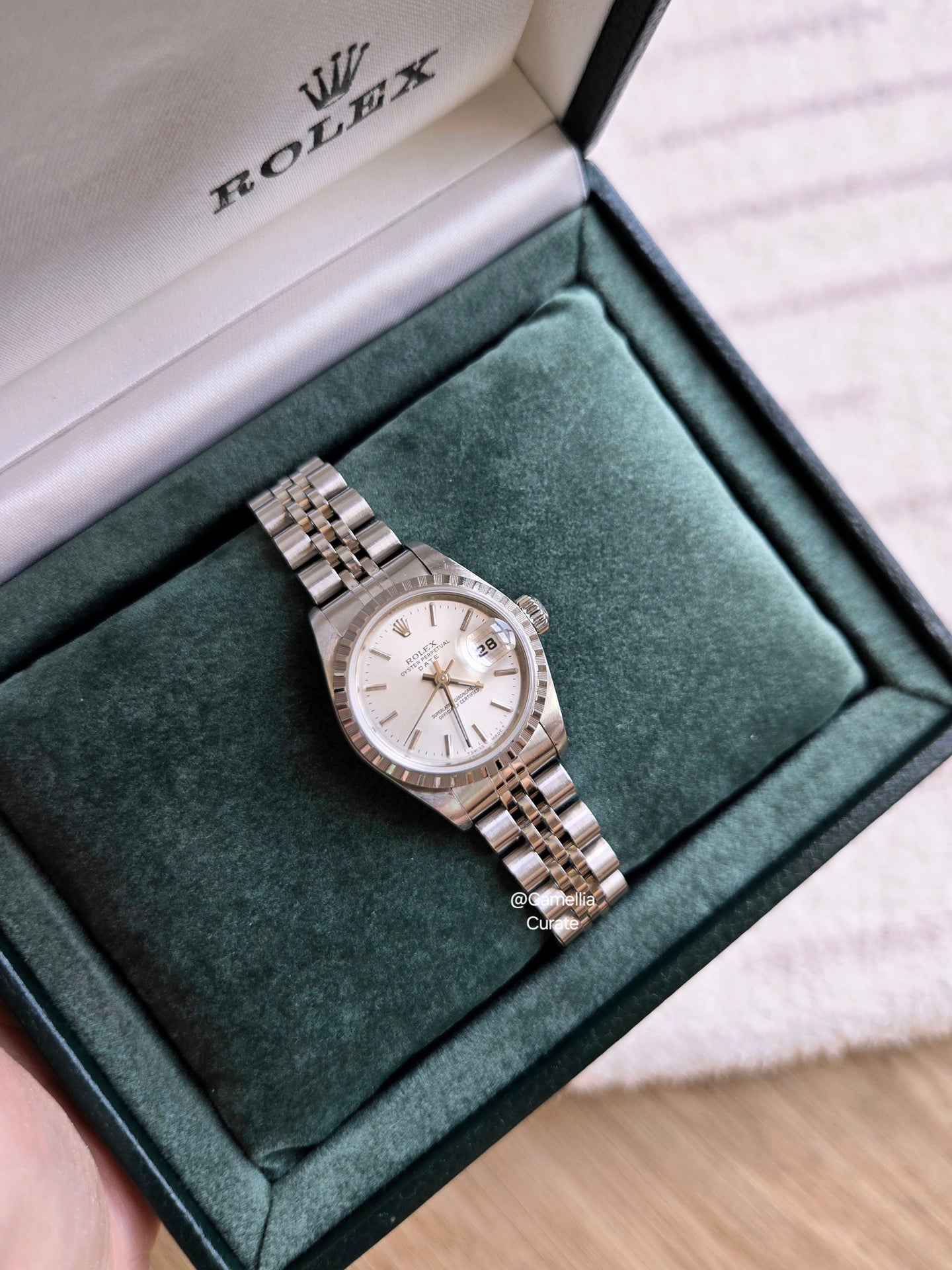 Rolex Oyster Perpetual 26MM Lady Date 69160 SS