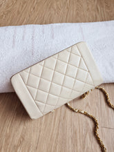 Load image into Gallery viewer, Chanel Ivory Beige Diana Small 24k Gold
