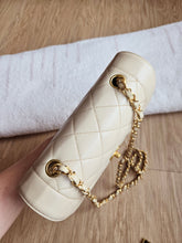 Load image into Gallery viewer, Chanel Ivory Beige Diana Small 24k Gold

