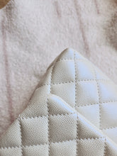 Load image into Gallery viewer, Chanel Pearlescent Ivory Coco Handle Caviar Small Champagne Gold Hardware
