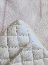 Load image into Gallery viewer, Chanel Pearlescent Ivory Coco Handle Caviar Small Champagne Gold Hardware
