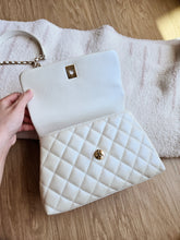Load image into Gallery viewer, Chanel Pearlescent Ivory Coco Handle Caviar Small Champagne Gold Hardware
