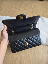 Load image into Gallery viewer, Chanel Small Classic Flap Black Caviar Gold Hardware
