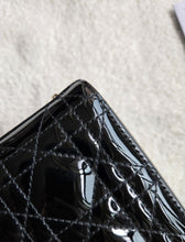Load image into Gallery viewer, Lady Dior Mini Black Patent Gold Hardware
